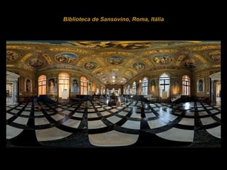   Biblioteca de Sansovino, Roma, Itália 