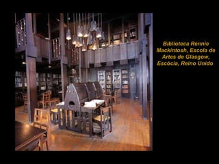  Biblioteca Rennie Mackintosh, Escola de Artes de Glasgow, Escócia, Reino Unido  