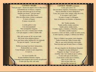 CÂNTICO NEGRO
"Vem por aqui" - dizem-me alguns com os olhos doces
Estendendo-me os braços, e seguros
De que seria bom que eu os ouvisse
Quando me dizem: "vem por aqui!"
Eu olho-os com olhos lassos,
(Há, nos olhos meus, ironias e cansaços)
E cruzo os braços,
E nunca vou por ali...
A minha glória é esta:
Criar desumanidade!
Não acompanhar ninguém.
- Que eu vivo com o mesmo sem-vontade
Com que rasguei o ventre à minha mãe
Não, não vou por aí! Só vou por onde
Me levam meus próprios passos...
Se ao que busco saber nenhum de vós responde
Por que me repetis: "vem por aqui!"?
Prefiro escorregar nos becos lamacentos,
Redemoinhar aos ventos,
Como farrapos, arrastar os pés sangrentos,
A ir por aí...
Se vim ao mundo, foi
Só para desflorar florestas virgens,
E desenhar meus próprios pés na areia inexplorada!
O mais que faço não vale nada.
.!
CÂNTICO NEGRO (continuação)
Como, pois sereis vós
Que me dareis impulsos, ferramentas e coragem
Para eu derrubar os meus obstáculos?...
Corre, nas vossas veias, sangue velho dos avós,
E vós amais o que é fácil!
Eu amo o Longe e a Miragem,
Amo os abismos, as torrentes, os desertos…
Ide! Tendes estradas,
Tendes jardins, tendes canteiros,
Tendes pátria, tendes tectos,
E tendes regras, e tratados, e filósofos, e sábios...
Eu tenho a minha Loucura !
Levanto-a, como um facho, a arder na noite escura,
E sinto espuma, e sangue, e cânticos nos lábios
Deus e o Diabo é que guiam, mais ninguém.
Todos tiveram pai, todos tiveram mãe;
Mas eu, que nunca principio nem acabo,
Nasci do amor que há entre Deus e o Diabo.
Ah, que ninguém me dê piedosas intenções!
Ninguém me peça definições!
Ninguém me diga: "vem por aqui"!
A minha vida é um vendaval que se soltou.
É uma onda que se alevantou.
É um átomo a mais que se animou...
Não sei por onde vou,
Não sei para onde vou
-Sei que não vou por aí!
 