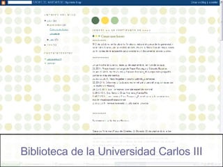 Biblioteca de la Universidad Carlos III 