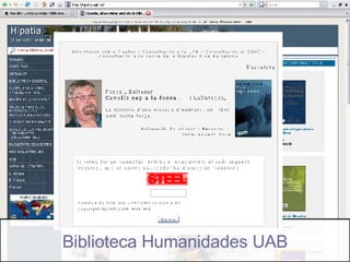Biblioteca Humanidades UAB 