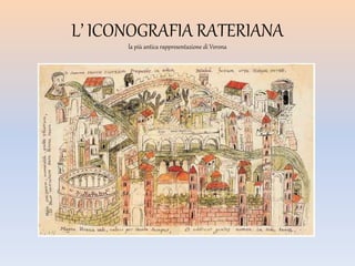 L’ ICONOGRAFIA RATERIANA
la più antica rappresentazione di Verona
 