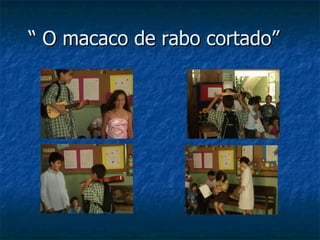 “  O macaco de rabo cortado”  