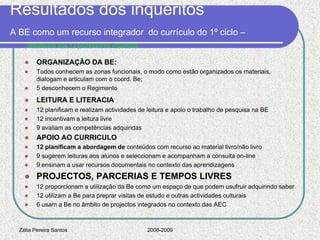 Integrar a Be nas práticas docentes