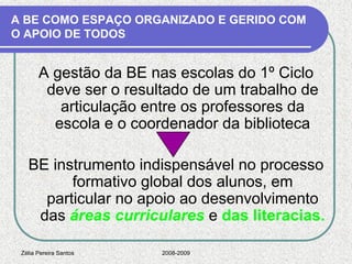 Integrar a Be nas práticas docentes