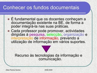 Integrar a Be nas práticas docentes