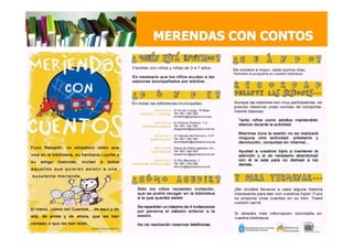 MERENDAS CON CONTOS
 