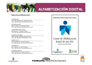 Biblioteca forum metropoliano, actividades y programas