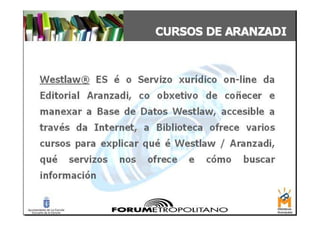Biblioteca forum metropoliano, actividades y programas