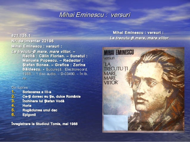 Eminesciana Muzicala