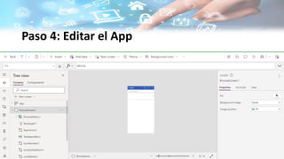 Paso 4: Editar el App
 