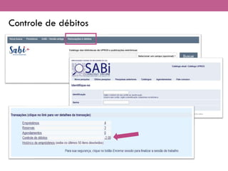 Controle de débitos
 