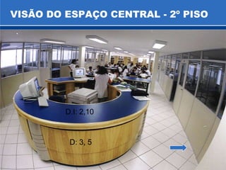 VISÃO DO ESPAÇO CENTRAL - 2º PISOD.I: 2,10D: 3, 5