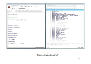 Braunschweig University
                          21
 