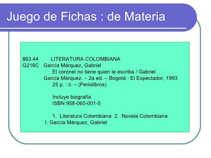 Bibliotecas Escolares Catalogacion