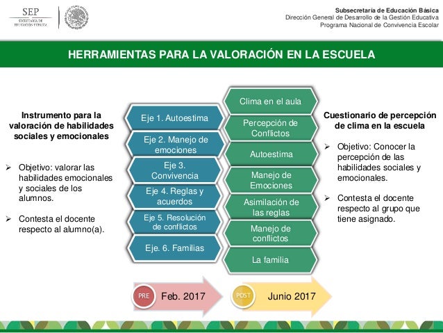 Ejes Formativos Del Programa Nacional De Convivencia Escolar
