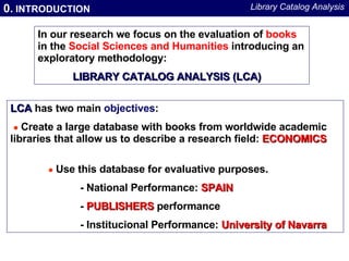Library Catalog Analysis is a useful tool in studies of Social Sciences ...