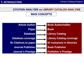 Library Catalog Analysis is a useful tool in studies of Social Sciences ...
