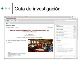 Guía de investigación
 