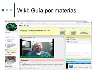 Wiki: Guía por materias
 