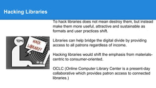 BiblioTECH: Why Libraries Matter More Than Ever in the Age of GOOGLE | PPTX