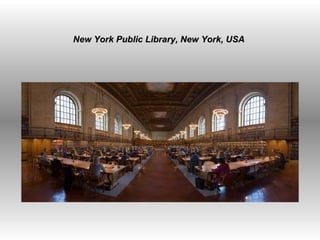 New York Public Library, New York, USA  