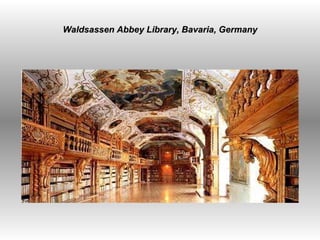   Waldsassen Abbey Library, Bavaria, Germany 