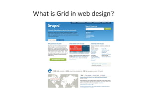 What is Grid in web design?
 