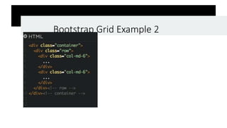 Bootstrap Grid Example 2
 