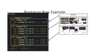 Bootstrap Row Example
 