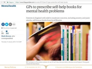 X Encontro de Bibliotecas de FamalicãoMarisa Pedrosa 25 de novembro de 2017
 