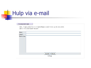 Hulp via e-mail 