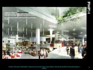 Hobohm: Diversity in Bibliotheken. Ringvorlesung „Gender, Race, Class, Bodies: Diversity als berufliche Schlüsselkompetenz.“
SS2013
9
 