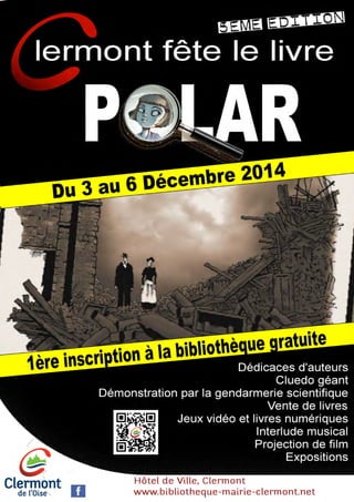 Clermont fête le livre Polar - 5ème édition 