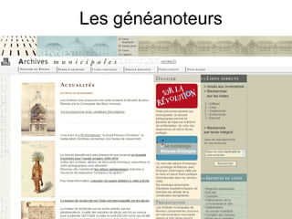 Les généanoteurs 