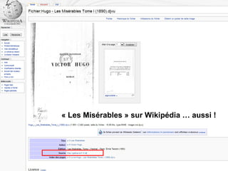 « Les Misérables » sur Wikipédia … aussi ! 