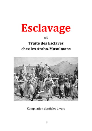 [1]
Esclavage
et
Traite des Esclaves
chez les Arabo-Musulmans
Compilation d’articles divers
 