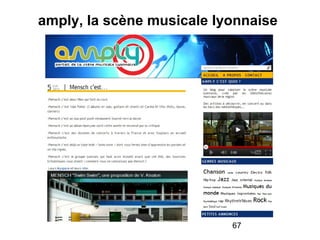 67
amply, la scène musicale lyonnaise
 