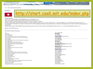 06/06/2016 Bibliothécaires et documentaliste du ministère de l’éducation 21
http://start.csail.mit.edu/index.php
 