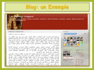 Blog: un Exemple
06/06/2016 Bibliothécaires et documentaliste du ministère de l’éducation 31
 