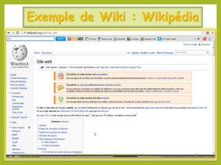 06/06/2016 Bibliothécaires et documentaliste du ministère de l’éducation 38
Exemple de Wiki : Wikipédia
 