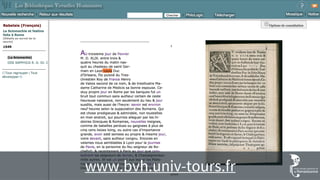 www.bvh.univ-tours.fr
 