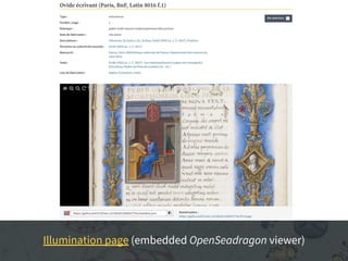 Illumination page (embedded OpenSeadragon viewer)
 