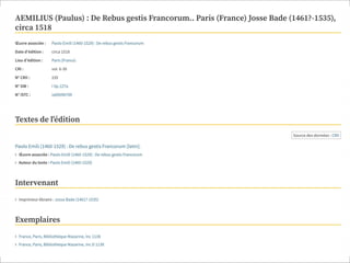 Mirador Workpace, in compare mode
Manuscript witness (BnF) and incunabula (BSG) of Plutarch’s Lives
 