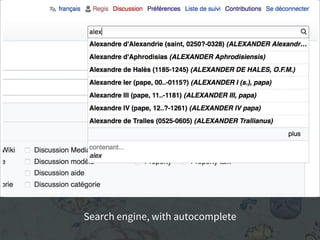 Search engine, with autocomplete
 
