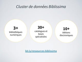 A la recherche du patrimoine écrit avec le portail Biblissima Slide 5