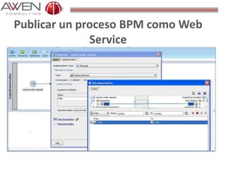 Publicar un proceso BPM como Web
Service
 
