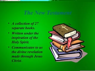 B I B S T U D Lesson 05 New Testament Books Divisions Copy | PPT