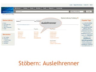 Stöbern: Ausleihrenner Ausleihrenner 