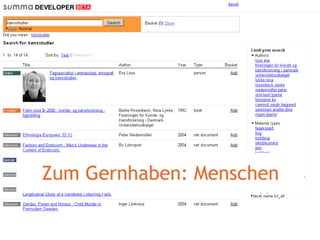 Zum Gernhaben: Menschen 